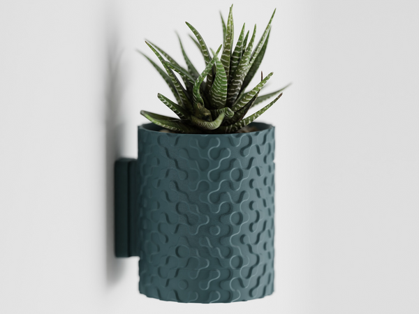 Plant Pot Geo Wall Mount Drip Tray Flower Pot Home Decoresion Eco-Freindly Pots